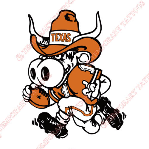 Texas Longhorns Customize Temporary Tattoos Stickers NO.6513